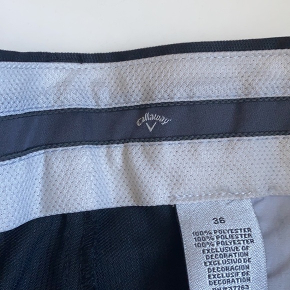 Men’s Callaway Golf Shorts Black 36 - Picture 4 of 7